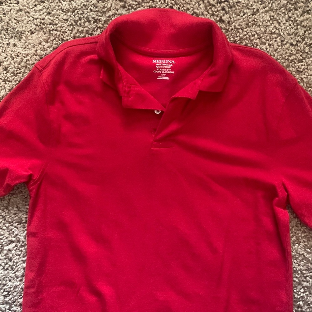 Merona Classic Fit "The Ultimate Polo" in Red